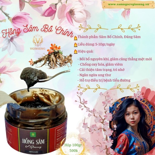 Hồng Sâm Bố Chính V-Ginseng 100gr