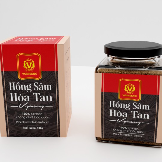 Hồng sâm hòa tan V-Ginseng 100gr